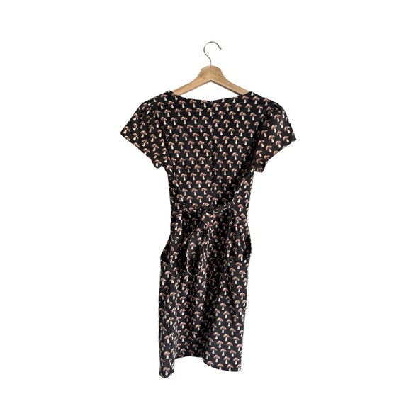 SM Wardrobe Mushroom Corduroy Mini Dress Toadstool Pockets Brown S/M - Picture 5 of 12